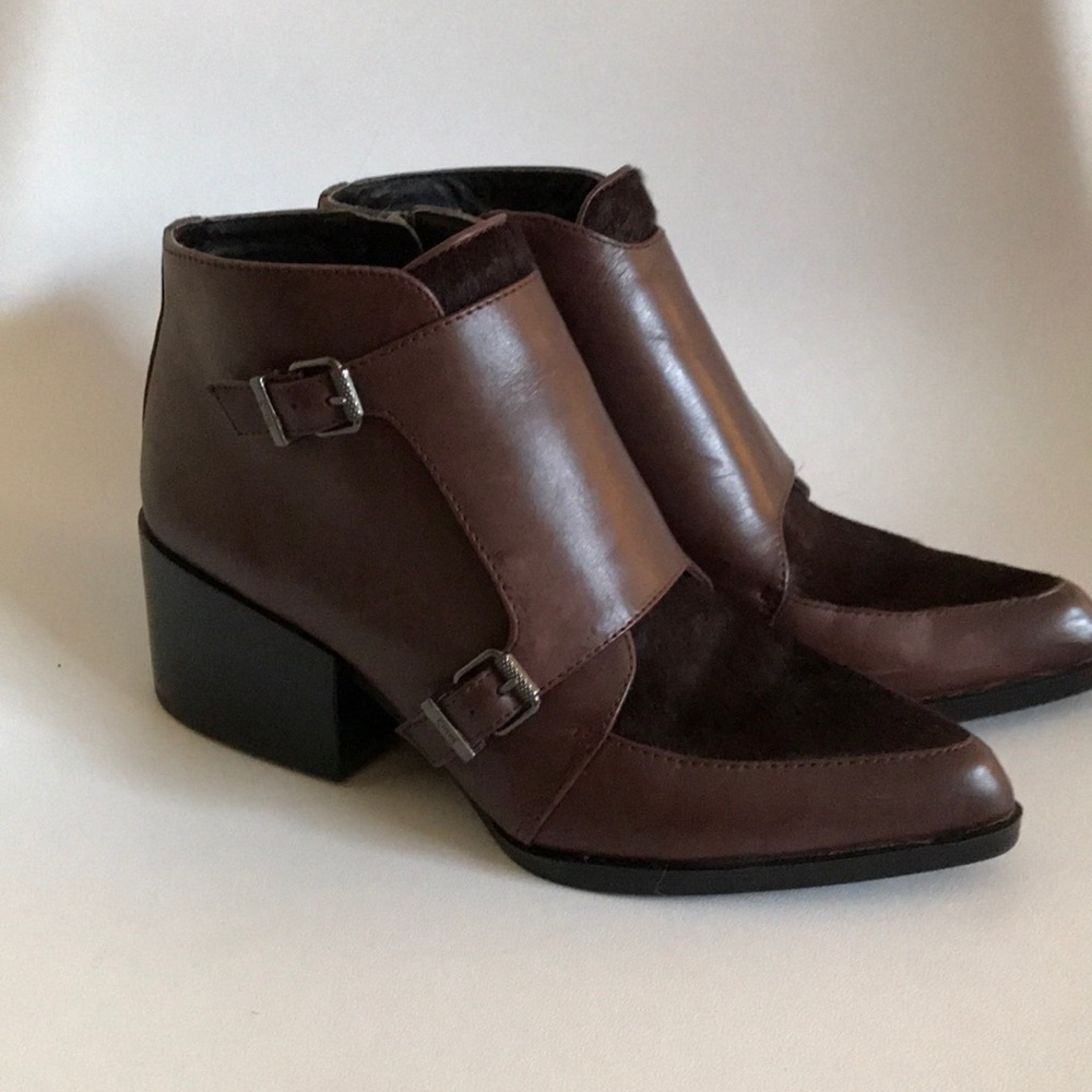 Sam Edelman Circus Reese Monk Strap Oxblood Bootie